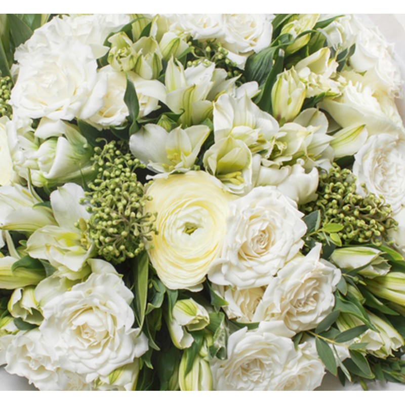 Bouquet Place O Fleurs Blanc