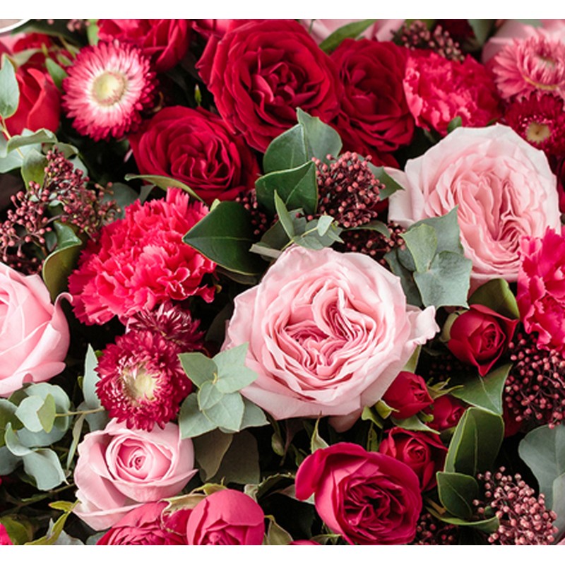 Bouquet Place O Fleurs rose & rouge - Place O Fleurs