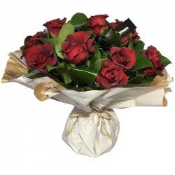 Bouquet Bulle de Roses Rouge - Place O Fleurs