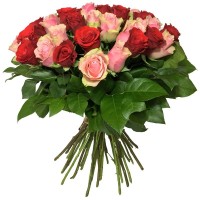 Catégorie Bouquets de Roses - Place O Fleurs : Bouquet de Roses rose , Bouquet de Roses Rouge , Bouquet de Roses Rouge & Rose...